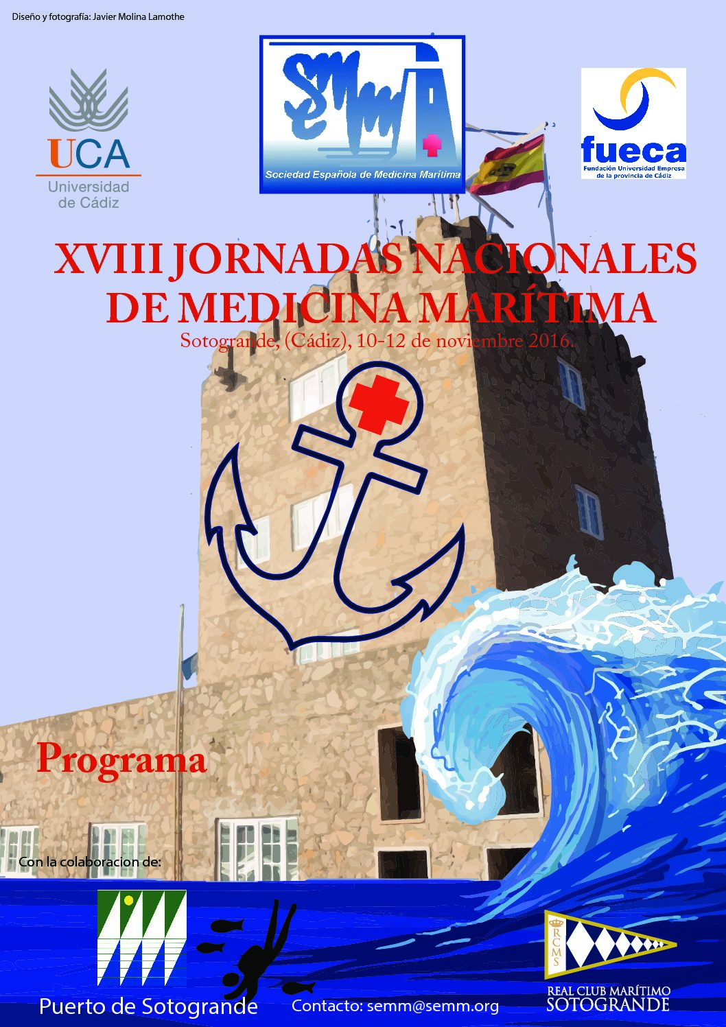 XVIII Jornadas Nacionales de Medicina Marítima-Sotogrande (Cádiz) 2016